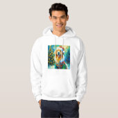 Weihnachts-Golden Retriever Hoodie (Vorne ganz)