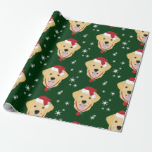 Weihnachts-Golden Retriever Hund