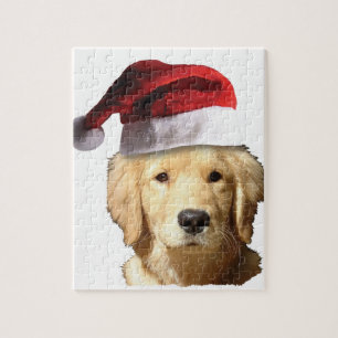Weihnachts Golden Retriever Puzzle