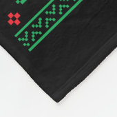 Weihnachts Golf Frisbee Ugly Weihnachten Weihnacht Fleecedecke (Ecke)