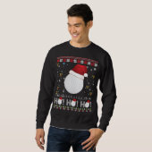 Weihnachts Golf Ho Santa Elf Ugly Sweater m Sweatshirt (Vorne ganz)