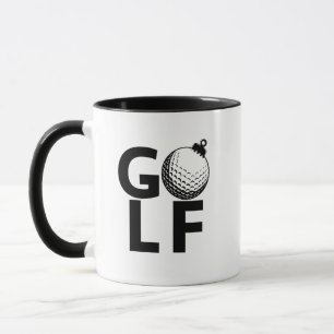 Weihnachts-Golf-Ornament Tasse