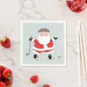 Weihnachts-Golf-Party Serviette (Beispiel)