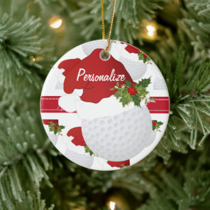 Weihnachts Golf Personalize Ornament