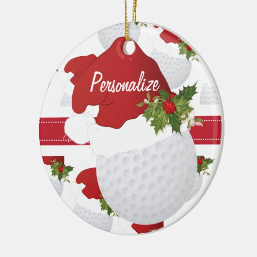 Weihnachts Golf Personalize Ornament (Links)