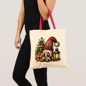 Weihnachts Gonk Shopping Bag Tragetasche (Vorderseite (Produkt))