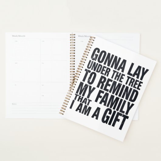 Weihnachts-Gonna lief unter der Familie Tree Xmas Planer (Anzeige)