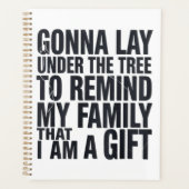 Weihnachts-Gonna lief unter der Familie Tree Xmas Planer (Vorderseite)