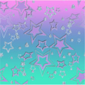 Weihnachts-Gradienten-Glitzer glänzen Konfetti-Ste Aufkleber (Vorderseite)