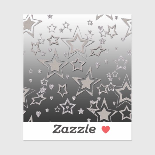 Weihnachts-Gradienten-Glitzer glänzen Konfetti-Ste Aufkleber (Blatt)