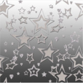 Weihnachts-Gradienten-Glitzer glänzen Konfetti-Ste Aufkleber (Vorderseite)