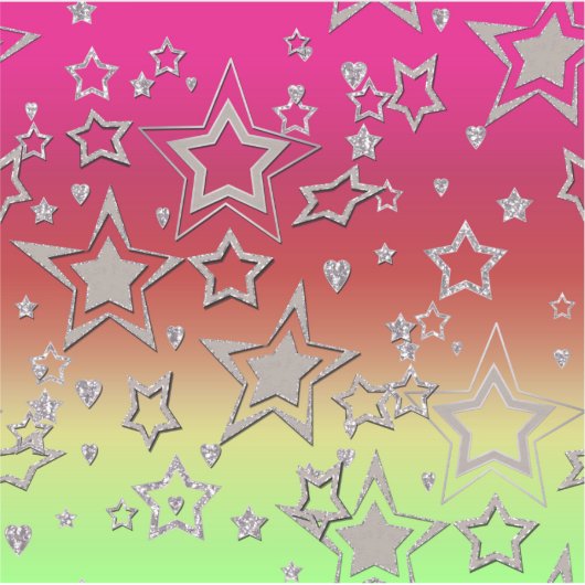 Weihnachts-Gradienten-Glitzer glänzen Konfetti-Ste Aufkleber (Vorderseite)