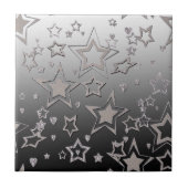 Weihnachts-Gradienten-Glitzer glänzen Konfetti-Ste Fliese (Vorderseite)