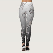 Weihnachts-Gradienten-Glitzer glänzen Konfetti-Ste Leggings (Rückseite)