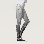 Weihnachts-Gradienten-Glitzer glänzen Konfetti-Ste Leggings (Rechts)