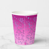 Weihnachts-Gradienten-Glitzer glänzen Konfetti-Ste Pappbecher (Rechts)