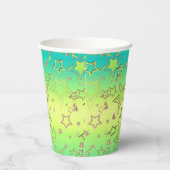 Weihnachts-Gradienten-Glitzer glänzen Konfetti-Ste Pappbecher (Rechts)