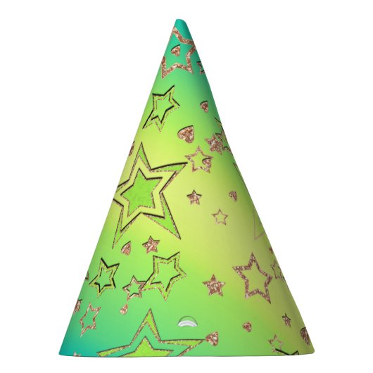 Weihnachts-Gradienten-Glitzer glänzen Konfetti-Ste Partyhütchen (Rechts)