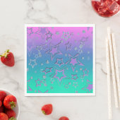 Weihnachts-Gradienten-Glitzer glänzen Konfetti-Ste Serviette (Beispiel)