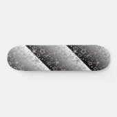 Weihnachts-Gradienten-Glitzer glänzen Konfetti-Ste Skateboard (Horizontal)
