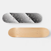 Weihnachts-Gradienten-Glitzer glänzen Konfetti-Ste Skateboard (Horizontal)