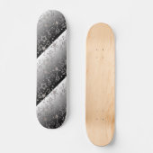 Weihnachts-Gradienten-Glitzer glänzen Konfetti-Ste Skateboard (Vorderseite)