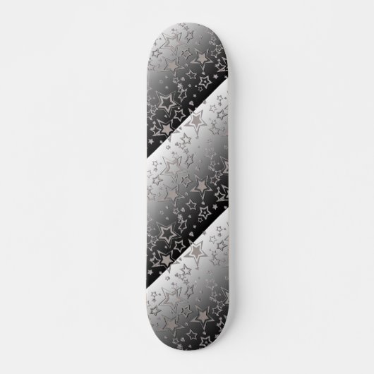 Weihnachts-Gradienten-Glitzer glänzen Konfetti-Ste Skateboard (Vorne)