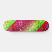 Weihnachts-Gradienten-Glitzer glänzen Konfetti-Ste Skateboard (Horizontal)