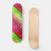 Weihnachts-Gradienten-Glitzer glänzen Konfetti-Ste Skateboard (Vorderseite)