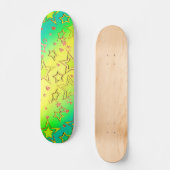Weihnachts-Gradienten-Glitzer glänzen Konfetti-Ste Skateboard (Vorderseite)