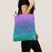 Weihnachts-Gradienten-Glitzer glänzen Konfetti-Ste Tasche (Von Nahem)