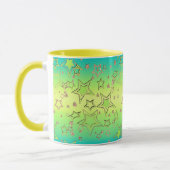 Weihnachts-Gradienten-Glitzer glänzen Konfetti-Ste Tasse (Links)