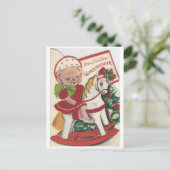 Weihnachts-Grandtochter-Karte Feiertagspostkarte (Stehend Vorderseite)