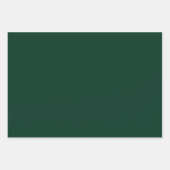 Weihnachts-Green & Red-Checkerboard und Solid-Colo Geschenkpapier Set (Vorderseite 3)