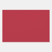 Weihnachts-Green & Red-Checkerboard und Solid-Colo Geschenkpapier Set (Vorderseite)