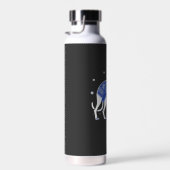 Weihnachts-Greyhound-Hund mit hässlichem Pullover Trinkflasche (Rechts)