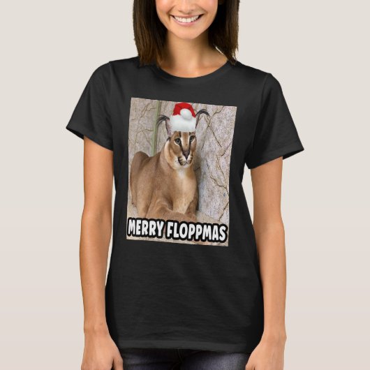 Weihnachts-Großfloppa T-Shirt (Vorderseite)