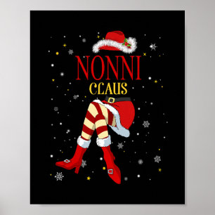 Weihnachts-Großmutter Claus - Nonni Claus Women Re Poster