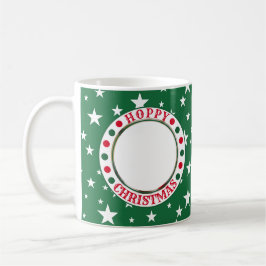 Weihnachts-Grün-Foto des Kaninchenbesitzers Kaffeetasse