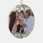 Weihnachts-Grün-Ornament Keramik Ornament (Rechts)