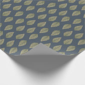 Weihnachts-Grünbuch-Blätter Geschenkpapier (Ecke)