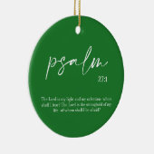 Weihnachts-Grüne Bibel Verse Keramik Ornament (Rechts)