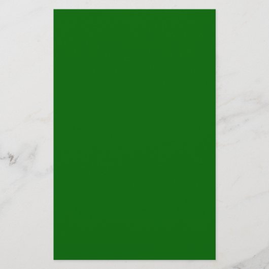 Weihnachts Grüne Farbe Briefpapier (Vorderseite)