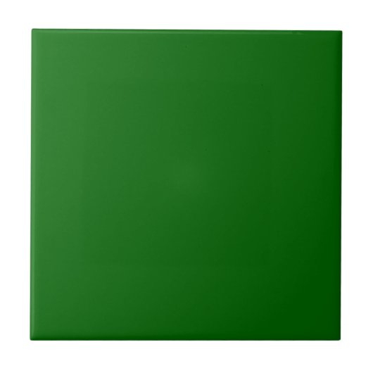 Weihnachts Grüne Farbe Fliese (Vorderseite)