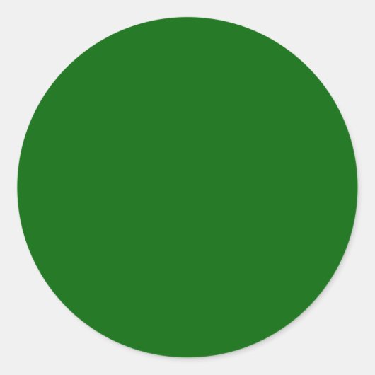 Weihnachts Grüne Farbe Runder Aufkleber (Vorderseite)