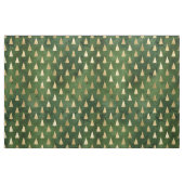 Weihnachts-Grüne Goldbäume Stoff (Fat Quarter (45,7 x 55,9 cm))