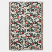 Weihnachts Grüne rote Berries Decke (Vorderseite Vertikal)