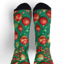 Weihnachts-Grüne Socken