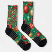 Weihnachts-Grüne Socken (Rechts)