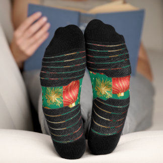 Weihnachts-Grüne Socken